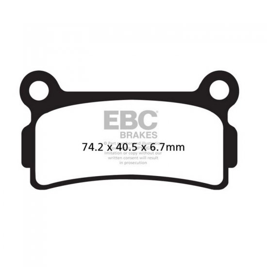 EBC ΣΕΤ ΤΑΚΑΚΙΑ 2 TEM. ΜΕΤΑΛΛΙΚΑ ATV FA164R ( R ) EBC ΣΕΤ ΤΑΚΑΚΙΑ 2 TEM. ΜΕΤΑΛΛΙΚΑ ATV FA164R ( R )
