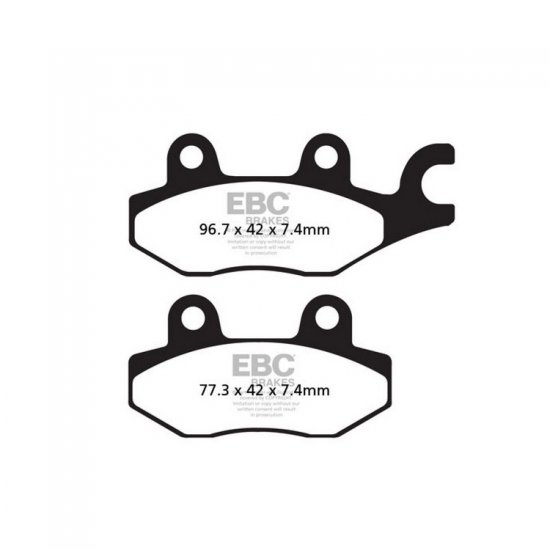 EBC ΣΕΤ ΤΑΚΑΚΙΑ 2 TEM. ΜΕΤΑΛΛΙΚΑ FA165HH ( F / R ) EBC ΣΕΤ ΤΑΚΑΚΙΑ 2 TEM. ΜΕΤΑΛΛΙΚΑ FA165HH ( F / R )