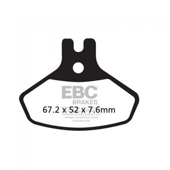 EBC ΣΕΤ ΤΑΚΑΚΙΑ 2 TEM. ΜΕΤΑΛΛΙΚΑ ATV FA468R ( F ) EBC ΣΕΤ ΤΑΚΑΚΙΑ 2 TEM. ΜΕΤΑΛΛΙΚΑ ATV FA468R ( F )