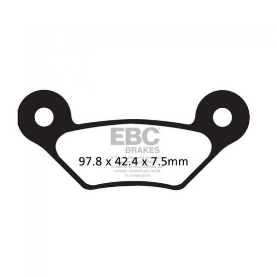 EBC ΣΕΤ ΤΑΚΑΚΙΑ 2 TEM. ΜΕΤΑΛΛΙΚΑ ATV/MX FA609R ( F / R ) EBC ΣΕΤ ΤΑΚΑΚΙΑ 2 TEM. ΜΕΤΑΛΛΙΚΑ ATV/MX FA609R ( F / R )