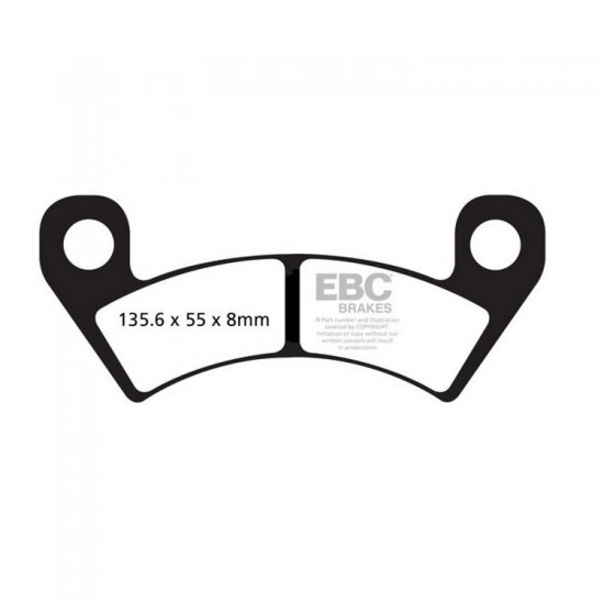 EBC ΣΕΤ ΤΑΚΑΚΙΑ 2 TEM. ΜΕΤΑΛΛΙΚΑ ATV/MX FA610R ( F / R ) EBC ΣΕΤ ΤΑΚΑΚΙΑ 2 TEM. ΜΕΤΑΛΛΙΚΑ ATV/MX FA610R ( F / R )