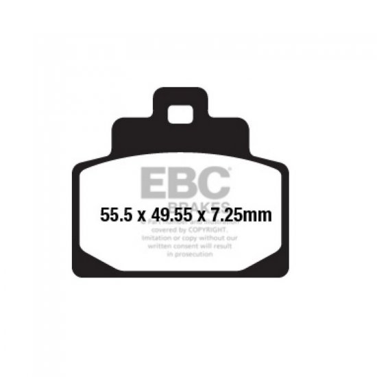 EBC ΣΕΤ ΤΑΚΑΚΙΑ 2 TEM. ΜΕΤΑΛΛΙΚΑ SCOOTER SFA681HH ( R ) EBC ΣΕΤ ΤΑΚΑΚΙΑ 2 TEM. ΜΕΤΑΛΛΙΚΑ SCOOTER SFA681HH ( R )