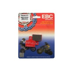 EBC ΣΕΤ ΤΑΚΑΚΙΑ 2 TEM. CARBON ENDURO FA351TT ( F / R )