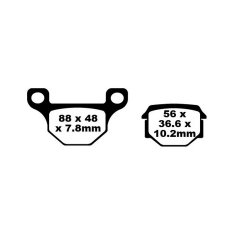 EBC ΣΕΤ ΤΑΚΑΚΙΑ 2 TEM. ΟΡΓΑΝΙΚΑ FA093 ( F ) EBC ΣΕΤ ΤΑΚΑΚΙΑ 2 TEM. ΟΡΓΑΝΙΚΑ FA093 ( F )