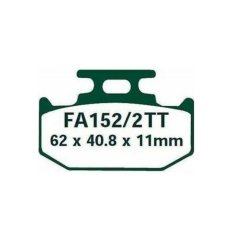 EBC ΣΕΤ ΤΑΚΑΚΙΑ 2 TEM. CARBON ENDURO FA152/2TT ( F / R ) EBC ΣΕΤ ΤΑΚΑΚΙΑ 2 TEM. CARBON ENDURO FA152/2TT ( F / R )