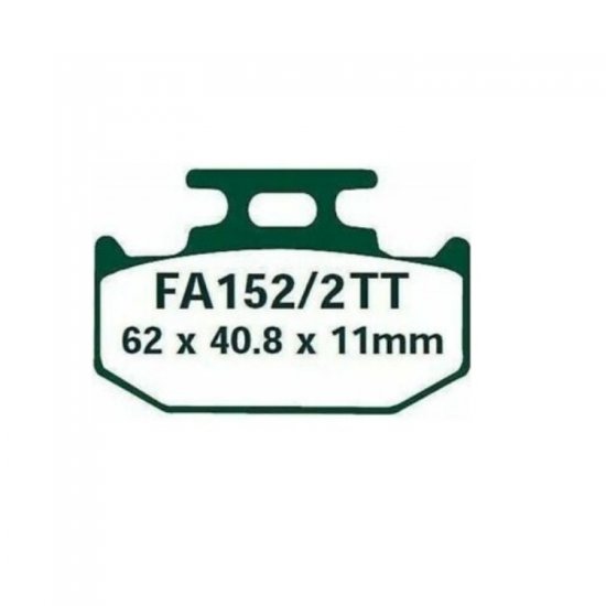 EBC ΣΕΤ ΤΑΚΑΚΙΑ 2 TEM. CARBON ENDURO FA152/2TT ( F / R ) EBC ΣΕΤ ΤΑΚΑΚΙΑ 2 TEM. CARBON ENDURO FA152/2TT ( F / R )