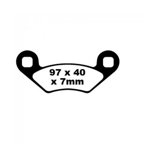EBC ΣΕΤ ΤΑΚΑΚΙΑ 2 TEM. CARBON ENDURO FA159TT ( F / R ) EBC ΣΕΤ ΤΑΚΑΚΙΑ 2 TEM. CARBON ENDURO FA159TT ( F / R )
