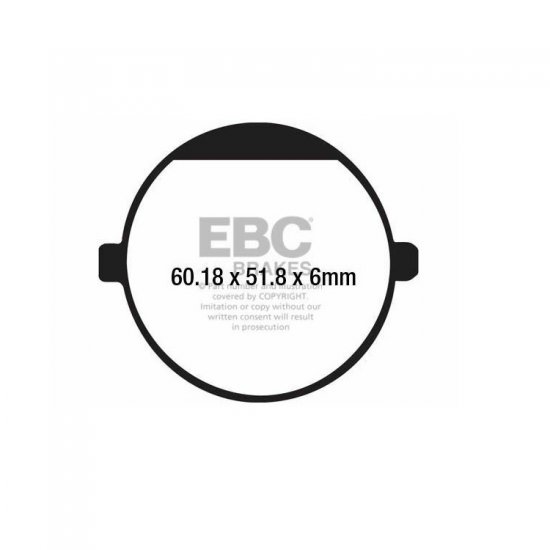 EBC ΣΕΤ ΤΑΚΑΚΙΑ 2 TEM. ΟΡΓΑΝΙΚΑ FA198 ( F ) EBC ΣΕΤ ΤΑΚΑΚΙΑ 2 TEM. ΟΡΓΑΝΙΚΑ FA198 ( F )