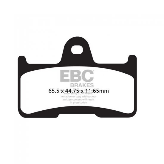 EBC ΣΕΤ ΤΑΚΑΚΙΑ 2 TEM. CARBON ENDURO FA344TT ( R ) EBC ΣΕΤ ΤΑΚΑΚΙΑ 2 TEM. CARBON ENDURO FA344TT ( R )