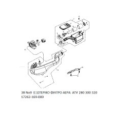 38 ΦΙΛΤΡΟ ΑΕΡΑ ΕΞΩΤ. ADLY PARTFINDER ATV  300 S 280 U S 320 U S 17262-169-000