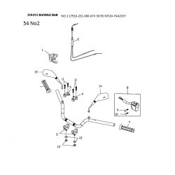 54 ΝΤΙΖΑ  ΓΚΑΖΙΟΥ ΔΙΠΛΗ ADLY PARTFINDER ATV 50RS