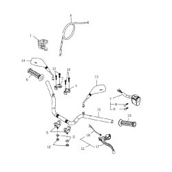 30 ΝΤΙΖΑ ΓΚΑΖΙΟΥ ADLY PARTFINDER ATV 220 U S 17910-261-000 = 17910-179-000
