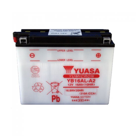 ΜΠΑΤΑΡΙΑ YUASA ROC YB16AL-A2 ΜΠΑΤΑΡΙΑ YUASA ROC YB16AL-A2