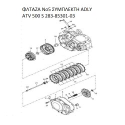 ΦΛΤΑΖΑ ΣΥΜΠΛΕΚΤΗ ADLY PARTFINDER ATV 500 S 283-85301-03