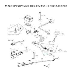 29 ΗΛΕΚΤΡΟΝΙΚΗ ADLY PARTFINDER ATV 150 U II 30410-120-000