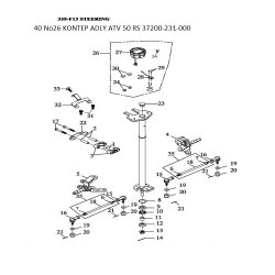 40 ΚΟΝΤΕΡ ADLY PARTFINDER ATV 50 RS   37200-231-000