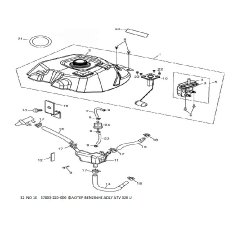 32  ΦΛΟΤΕΡ ΒΕΝΖΙΝΗΣ ADLY PARTFINDER ATV 320 U 37800-225-000