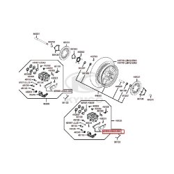ΤΑΚΑΚΙΑ  XCITING 300 500 ΑΡΙΣΤΕΡΑ