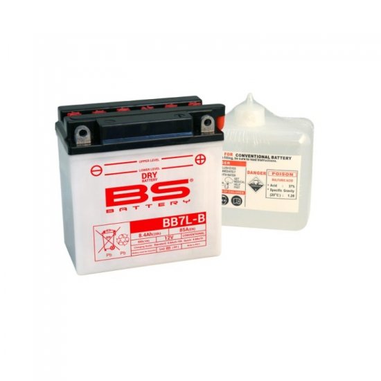 ΜΠΑΤΑΡΙA BS BATTERY BB7L-B ( YB7L-B ) 85A