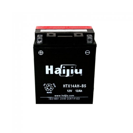ΜΠΑΤΑΡΙΑ HAIJIU HTX14AH-BS (YTX14AH-BS) Μ/Υ (HB14-A2/B2) (134-89-166) + --- ΜΠΑΤΑΡΙΑ HAIJIU HTX14AH-BS (YTX14AH-BS) Μ/Υ (HB14-A2/B2) (134-89-166) + ---