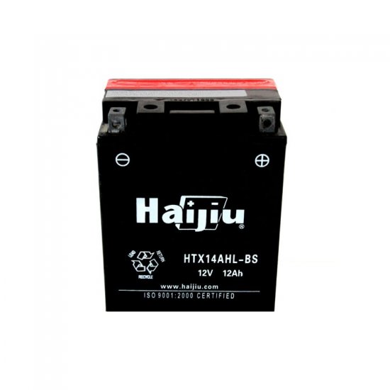 ΜΠΑΤΑΡΙΑ HAIJIU HTX14AHL-BS (YTX14L-BS) Μ/Υ (HB14L-A2/B2) (134-89-166) --- +