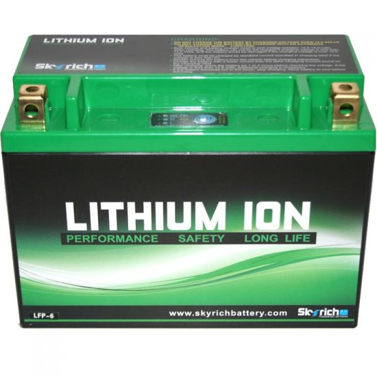 ΜΠΑΤΑΡΙΑ ΛΙΘΙΟΥ SKYRICH LFP-6 (300 CCA) ( YB16-B - YB16L-B - YB16CL-B ) 4 ΠΟΛΟΙ ΜΠΑΤΑΡΙΑ ΛΙΘΙΟΥ SKYRICH LFP-6 (300 CCA) ( YB16-B - YB16L-B - YB16CL-B ) 4 ΠΟΛΟΙ
