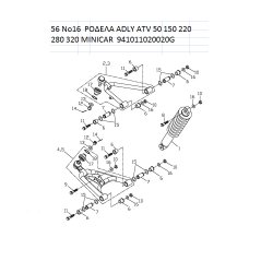 56 ΡΟΔΕΛΑ ADLY PARTFINDER ATV 50 150 220 280 320 MINICAR