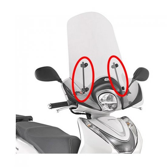 ΚΙΤ ΖΕΛΑΤΙΝΑΣ GIVI A1193A HONDA SH MODE 125 21-22 ΚΙΤ ΖΕΛΑΤΙΝΑΣ GIVI A1193A HONDA SH MODE 125 21-22