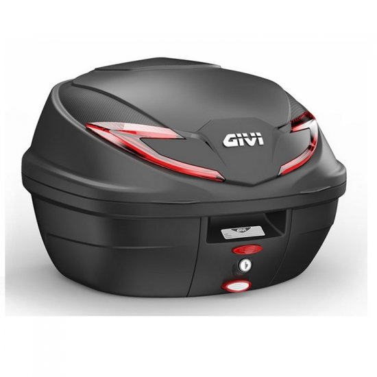 ΒΑΛΙΤΣΑ GIVI B360N2 MONOLOCK μαύρη κόκκινα κρύσταλα ΒΑΛΙΤΣΑ GIVI B360N2 MONOLOCK μαύρη κόκκινα κρύσταλα