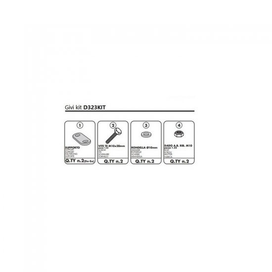 ΚΙΤ ΠΡΟΣΑΡΜΟΓΗΣ ΖΕΛΑΤΙΝΑΣ GIVI D323KIT για HONDA PCX 125 150 10 >13 ( 323DT ) ΚΙΤ ΠΡΟΣΑΡΜΟΓΗΣ ΖΕΛΑΤΙΝΑΣ GIVI D323KIT για HONDA PCX 125 150 10 >13 ( 323DT )