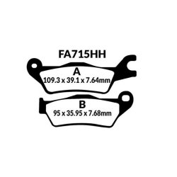 EBC ΣΕΤ ΤΑΚΑΚΙΑ 2 TEM. ΜΕΤΑΛΛΙΚΑ FA715HH ( F )