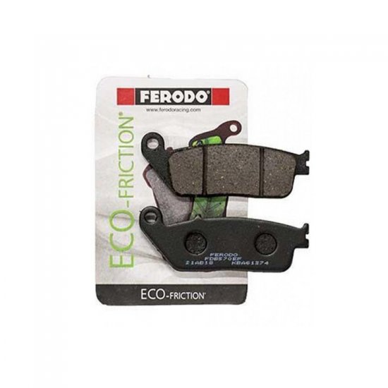 FERODO ΣΕΤ ΤΑΚΑΚΙΑ 2 ΤΕΜ. FDB570 ECO FRICTION ( FA142 ) ( F ) FERODO ΣΕΤ ΤΑΚΑΚΙΑ 2 ΤΕΜ. FDB570 ECO FRICTION ( FA142 ) ( F )