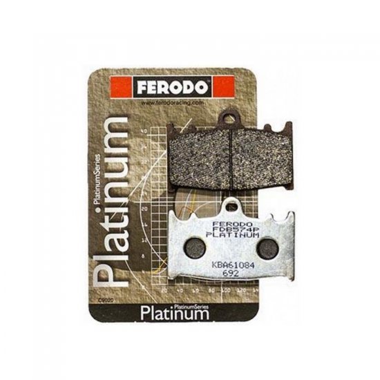 FERODO ΣΕΤ ΤΑΚΑΚΙΑ 2 ΤΕΜ. FDB574 PLATINUM ( FA158 ) ( F ) FERODO ΣΕΤ ΤΑΚΑΚΙΑ 2 ΤΕΜ. FDB574 PLATINUM ( FA158 ) ( F )