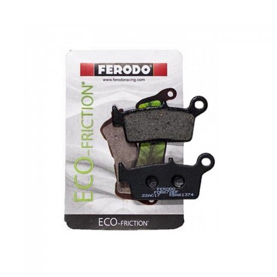 FERODO ΣΕΤ ΤΑΚΑΚΙΑ 2 ΤΕΜ. FDB672 ECO FRICTION ( FA131-2 ) ( F / R ) FERODO ΣΕΤ ΤΑΚΑΚΙΑ 2 ΤΕΜ. FDB672 ECO FRICTION ( FA131-2 ) ( F / R )
