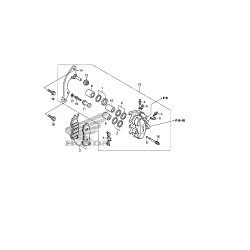 ΤΑΚΑΚΙΑ ΕΜΠΡΟΣ ΓΝΗΣΙΑ PCX 125 150 ,MODE,VISION,LEAD 110 (SFA603 )