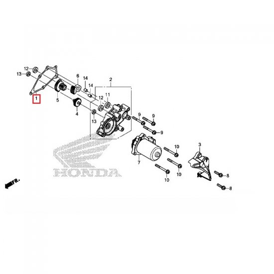 ΦΛΑΤΖΑ ΜΗΧΑΝΙΣΜΟΥ CRF 1100 AFRICA DCT 18 - 20 ΦΛΑΤΖΑ ΜΗΧΑΝΙΣΜΟΥ CRF 1100 AFRICA DCT 18 - 20
