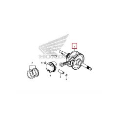 ΣΤΡΟΦΑΛΟΣ ΚΟΜΠΛΕ ΜΕ ΜΠΙΕΛΑ SH 125 20 - 22 / PCX 125 2021