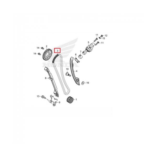 ΚΑΔΕΝΑ ΕΚΚΕΝΤΡΟΦΟΡΟΥ CRF 1100 ADV SPORTS 20 - 22 ΚΑΔΕΝΑ ΕΚΚΕΝΤΡΟΦΟΡΟΥ CRF 1100 ADV SPORTS 20 - 22