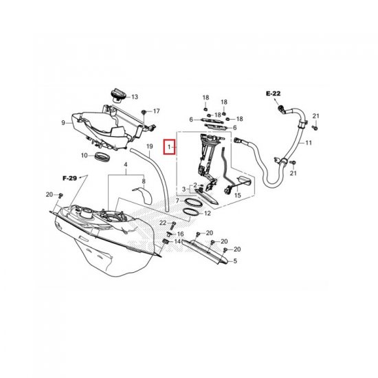 ΑΝΤΛΙΑ ΒΕΝΖΙΝΗΣ ADV 350 22 - / FORZA 350 21 - ΑΝΤΛΙΑ ΒΕΝΖΙΝΗΣ ADV 350 22 - / FORZA 350 21 -