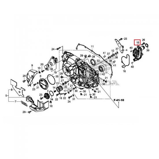 ΑΝΤΛΙΑ ΝΕΡΟΥ CRF 1100 AFRICA DCT 18 - 22 / CRF 1000 16 - 17 ΑΝΤΛΙΑ ΝΕΡΟΥ CRF 1100 AFRICA DCT 18 - 22 / CRF 1000 16 - 17