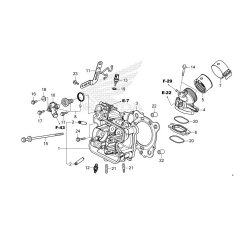 ORING ΘΕΡΜΟΣΤΑΤΗ  FORZA 350 21 -  / SH 350 21 -   / ADV 350 22 -