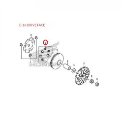 ΡΑΟΥΛΑ ΓΝΗΣΙΑ HONDA ΡΑΟΥΛΑ ΩΙΣΙΟΝ 110 2019  18χ14-15gr  6τεμ.