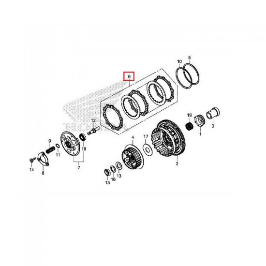 ΣΕΤ ΔΙΣΚΟΙ ΣΥΜΠΛΕΚΤΗ ΦΙΜΠΕΡ / ΜΕΤΑΛIKOI CB 650 R 19 - 22 ΣΕΤ ΔΙΣΚΟΙ ΣΥΜΠΛΕΚΤΗ ΦΙΜΠΕΡ / ΜΕΤΑΛIKOI CB 650 R 19 - 22