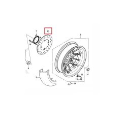 ΔΙΣΚΟΣ ΦΡΕΝΟΥ ΠΙΣΩ ADV 350 22 - / FORZA 350 21 -