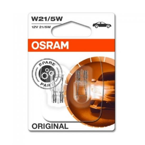ΛΑΜΠΕΣ OSRAM ΣΕΤ 2 ΤΕΜ. 12V21/5W W21/5W W3X16Q STD ΔΙΑΦΑΝΗ ΛΑΜΠΕΣ OSRAM ΣΕΤ 2 ΤΕΜ. 12V21/5W W21/5W W3X16Q STD ΔΙΑΦΑΝΗ