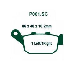 PREMIER ΤΑΚΑΚΙΑ ΟΡΓΑΝΙΚΑ ΣΕΤ 2 ΤΕΜ. P061SC SCOOTER (FA140) ( F / R ) PREMIER ΤΑΚΑΚΙΑ ΟΡΓΑΝΙΚΑ ΣΕΤ 2 ΤΕΜ. P061SC SCOOTER (FA140) ( F / R )