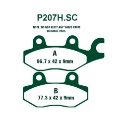 PREMIER ΤΑΚΑΚΙΑ ΜΕΤΑΛΛΙΚΑ ΣΕΤ 2 ΤΕΜ. P207HΗ.SC ΜΕΤΑΛΛΙΚΑ SCOOTER (FA197) ( F / R ) PREMIER ΤΑΚΑΚΙΑ ΜΕΤΑΛΛΙΚΑ ΣΕΤ 2 ΤΕΜ. P207HΗ.SC ΜΕΤΑΛΛΙΚΑ SCOOTER (FA197) ( F / R )
