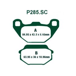 PREMIER ΤΑΚΑΚΙΑ ΟΡΓΑΝΙΚΑ ΣΕΤ 2 ΤΕΜ. P285.SC KEVLAR SCOOTER (FA305) ( F / R ) PREMIER ΤΑΚΑΚΙΑ ΟΡΓΑΝΙΚΑ ΣΕΤ 2 ΤΕΜ. P285.SC KEVLAR SCOOTER (FA305) ( F / R )