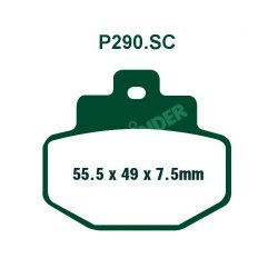 PREMIER ΤΑΚΑΚΙΑ ΟΡΓΑΝΙΚΑ ΣΕΤ 2 ΤΕΜ. P290.SC KEVLAR SCOOTER (FA321) ( R ) PREMIER ΤΑΚΑΚΙΑ ΟΡΓΑΝΙΚΑ ΣΕΤ 2 ΤΕΜ. P290.SC KEVLAR SCOOTER (FA321) ( R )