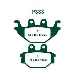 PREMIER ΤΑΚΑΚΙΑ ΟΡΓΑΝΙΚΑ ΣΕΤ 2 ΤΕΜ. P333 KEVLAR (FA377) ( F / R )
